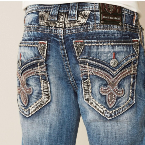 Rock Revival Jeans Kort Straight Leg Size 36 Poshmark